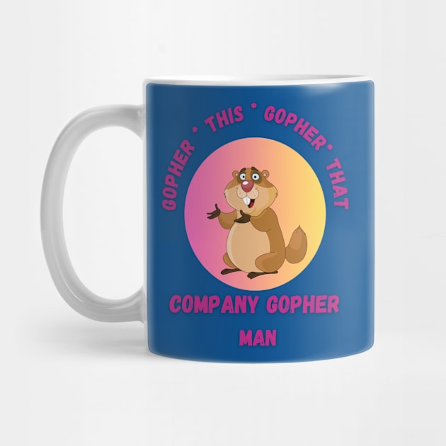 Fritts Cartoons Gopher this Gopher that Company Gopher runner by Shean Fritts 